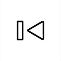 Next Chapter Media Control Line Icon vector