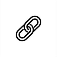 Interlocked Chain Link vector
