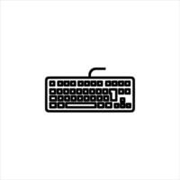 Minimalist Keyboard Outline vector