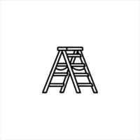 A Frame Stepladder For Climbing And Maintenance vector