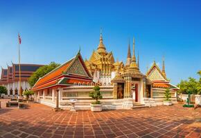 Wat Pho, a temple built by the king photo