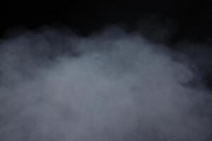 Smoke on a black background photo