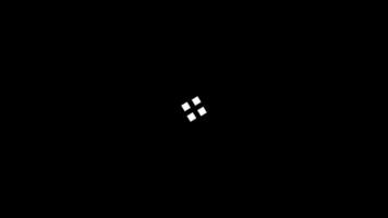 Glitch Buffering Animation With Loopable Loader Circles Transparent Background video