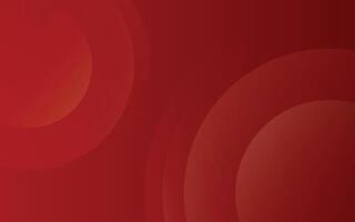 Elegant Red Abstract Background with Overlapping Circles. Modern Minimal Design for Business and Presentation. Illustration 10 eps. vector