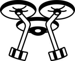 An outline style icon of futuristic room vector