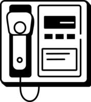 A doodle style icon of office intercom vector