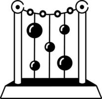 Doodle style icon showing a decorative beads curtain vector