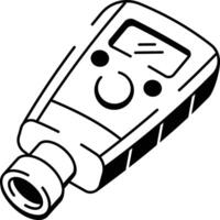 A doodle style icon of soil tester vector
