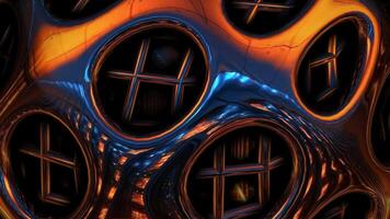 Technological Cinematic Template, Background, Figures, Unique Design, Exclusive, Shapes, Reflection video