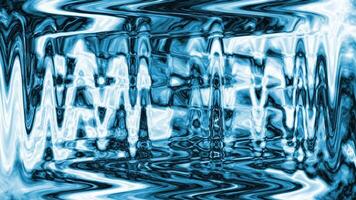 Abstract Blue and White Wavy Liquid Motion Background Loop Dynamic Rippling Water Effect Visual video