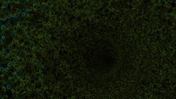 Journey Through a Dark Microscopic Tunnel of Abstract Organic Cells - Biological Vortex Background Animation video