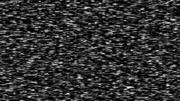 Abstract Black and White Digital Static Noise Texture Background Loop video