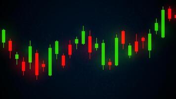 2d rendering Stock market online business concept. business Graph vector