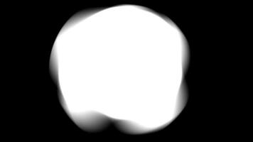 Organic abstract shape evolving and changing its form. Motion video