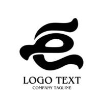Elegant abstract logo design vector