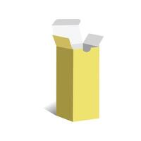 Autolock syrup box 3D template, file vector