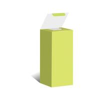 Auto lock custom box template 3D, file vector