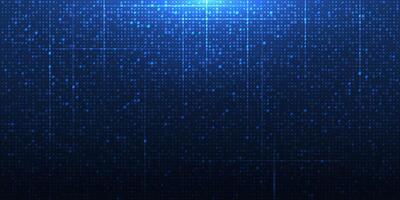 Grid pixel pattern background. Element with square, geometric mosaic, texture on dark blue color. Graphic design for digital datum, technology futuristic background vector