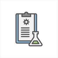 Development filled outline icon, Development color line illustration. vector