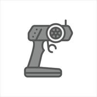 Remote Control filled outline icon, Remote Control color line illustration vector