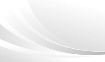 Elegant Modern White and Gray Curve Background. Minimalist Abstract Flow Lines for Modern Business Wallpaper, Presentation, Banner, Cover, Template Design, Website, and More vector