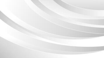 Abstract Elegant White and Gray Curve Background. Minimalist Abstract Flow Lines for Modern Business Wallpaper, Presentation, Banner, Cover, Template Design, Website, and More vector