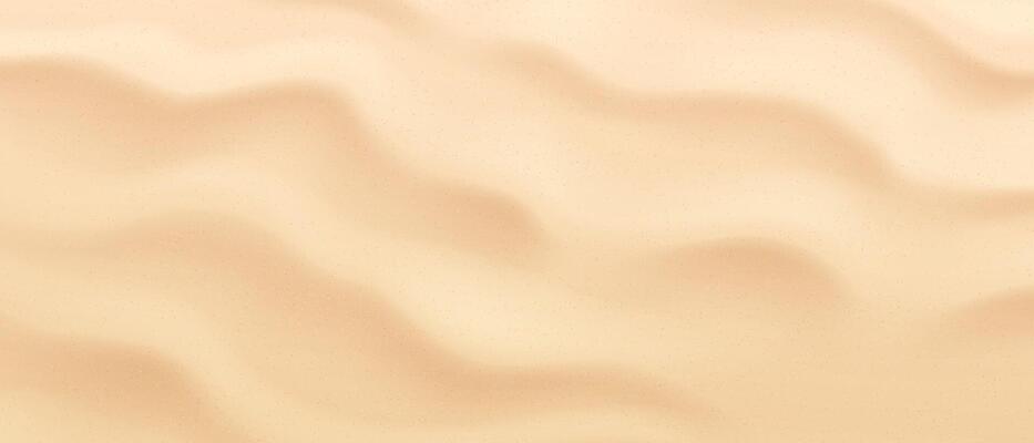Sandy background, top view. Abstract sand texture with gentle waves in soft beige tones. Mimics natural sand dunes. Perfect for backgrounds and design projects. Warm soothing hues.
