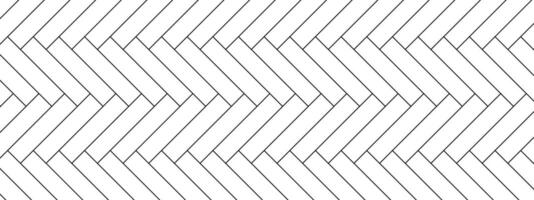 Floor herringbone pattern with connected tile structure. Regular seamless layout for backgrounds or mockups. Basic linear texture setup. . vector