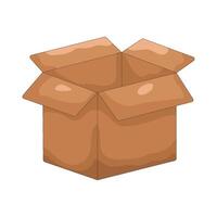 Illustration of open donation box vector