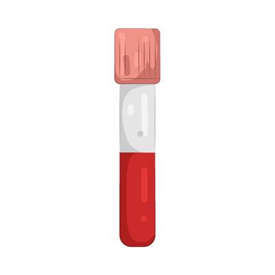 Illustration of blood sample