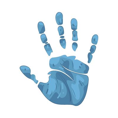Illustration of Palm Print