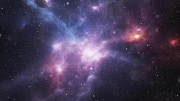 Flight through cosmic dust to the center of the galaxy. video