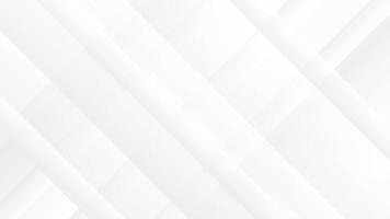 White abstract background with diagonal geometric layers video