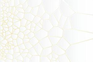 Creative geometric structure with abstract shapes in a dark Voronoi backlight style vector