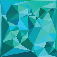 Abstract Turquoise Geometric Background with Polygonal Shapes and Gradient Texture vector