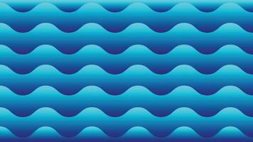 Blue Wavy Lines Abstract Pattern, Smooth Organic Shapes for Background, Wallpaper, and Design. Abstract Seamless Wave Pattern. Fluid Blue Abstract Lines. vector