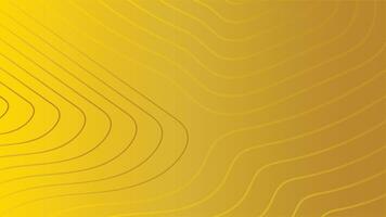 Modern abstract design with a bold yellow gradient backdrop, enhanced by dynamic contour lines for a striking, energetic effect. Perfect for creative projects, branding, and digital art. vector