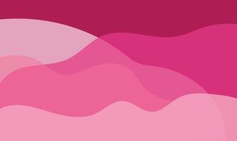 Abstract Background with Intertwining Pink and Red Wavy Layers vector