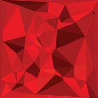 Abstract Red Geometric Polygonal Design with Dynamic Shapes and Vibrant Colors vector