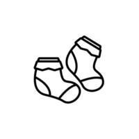 sock icons isolated on White Background vector
