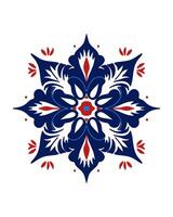 Pattern of azulejos tiles vector