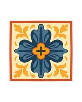 square tile pattern vector