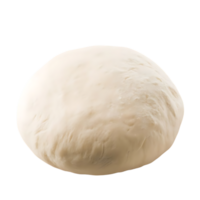 Fresh White Pizza Dough Ball on transparent Background png