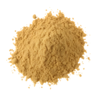 Heap of Mustard Spice Powder Isolated on transparent Background png