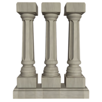 Classical Stone Columns Architectural Base Design png