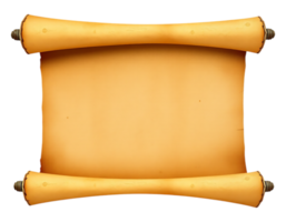Old parchment scroll with space for text png