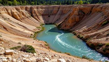 dry basin echoing the sound of distant thunder photo