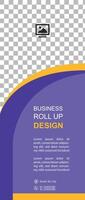 Professional Roll up design concept series vector