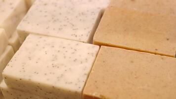 Soap making process in a tranquil workshop setting video