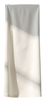 Soft white draped fabric with smooth texture and gentle folds in natural light png